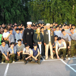 С ветеранами второй мировой и юными ратниками учебного центра «Аванпост»