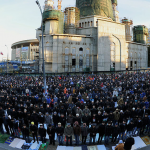 Курбан-байрам в Москве: в Соборной мечети на пр-те Мира собралось более 100 тыс. мусульман
