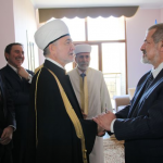 Встреча муфтия шейха Равиля Гайнутдина с лидером Меджлиса крымскотатарского народа Рефатом Чубаровым